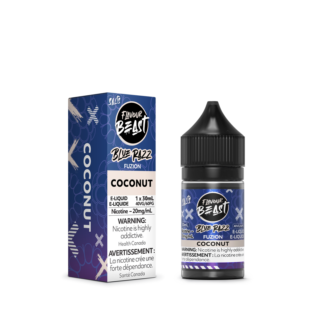 FLAVOUR BEAST FUZION SALT - BLUE RAZZ COCONUT