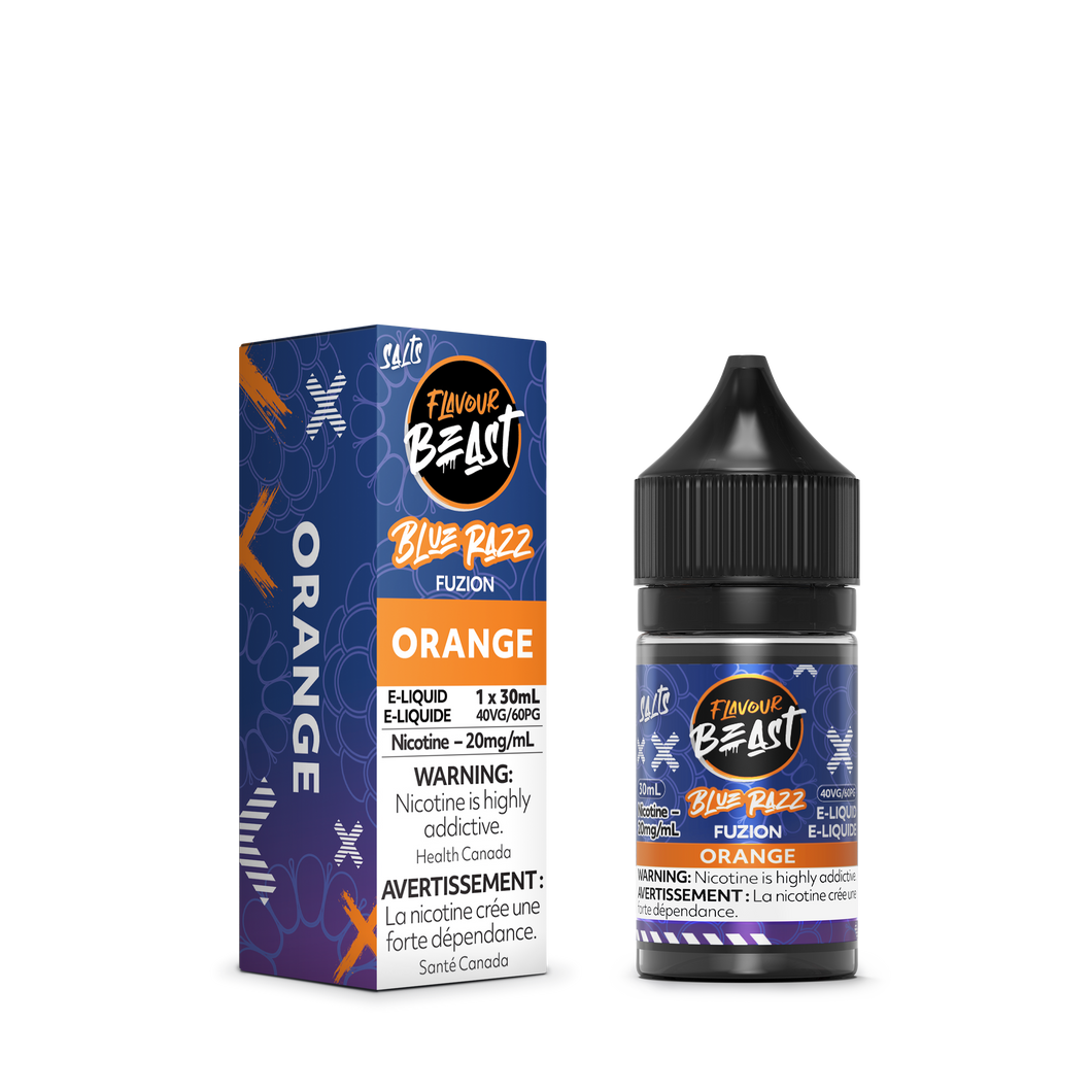 FLAVOUR BEAST FUZION SALT - BLUE RAZZ ORANGE