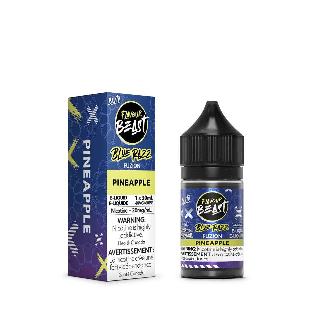 FLAVOUR BEAST FUZION SALT - BLUE RAZZ PINEAPPLE