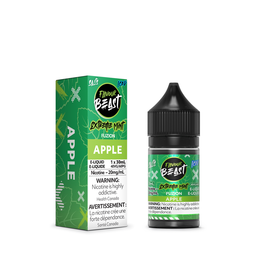 FLAVOUR BEAST FUZION SALT - EXTREME MINT APPLE ICED