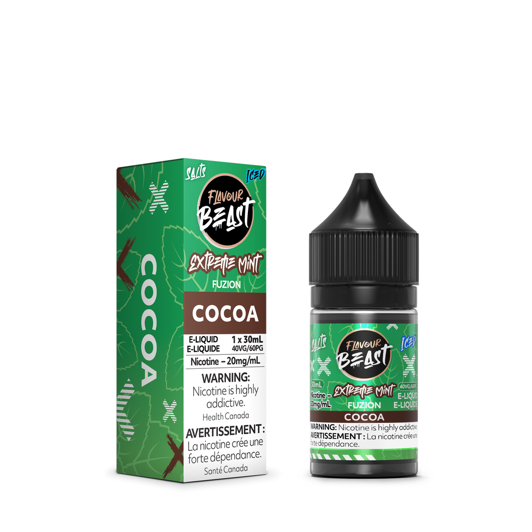 FLAVOUR BEAST FUZION SALT - EXTREME MINT COCOA ICED