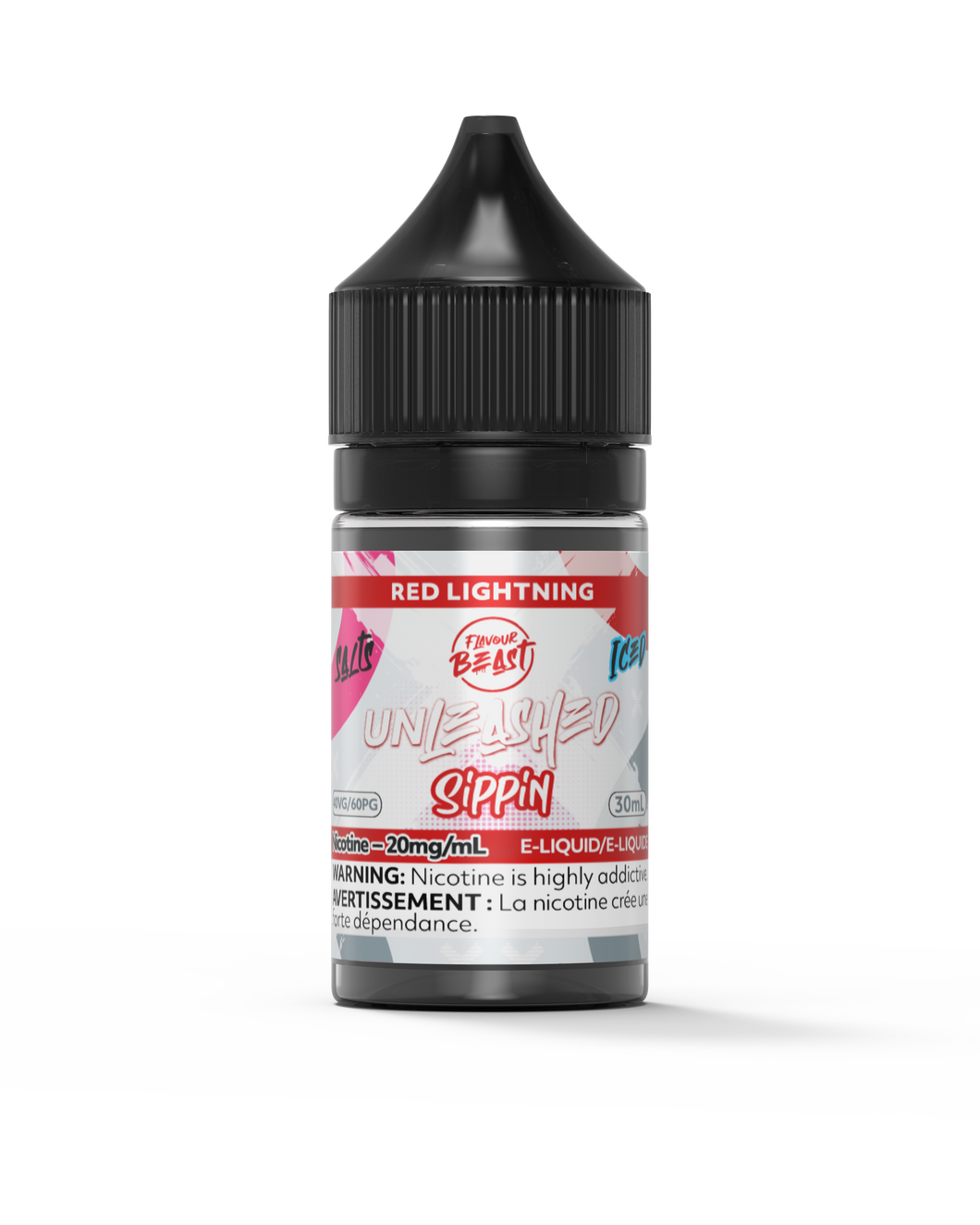 Flavour Beast Unleashed Sippin' - RED LIGHTNING ICED