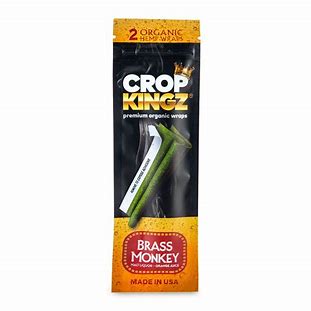 CROP KINGZ premium organic wraps - BRASS MONKEY