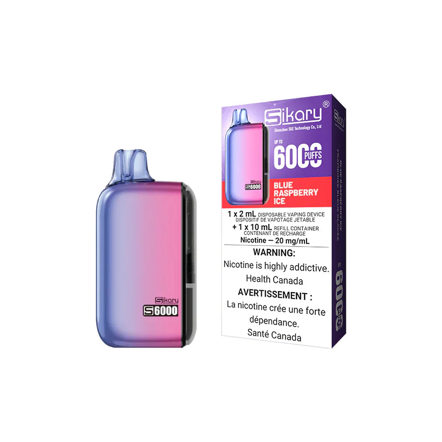 SIKARY S6000 - BLUE RASPBERRY ICE