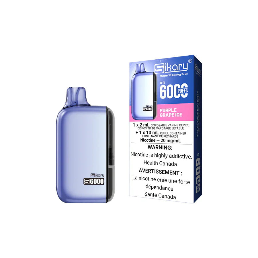 SIKARY S6000 - PURPLE GRAPE ICE