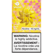 Load image into Gallery viewer, VUSE PODS - LEMON BERRY
